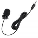 Microfone Lapela Condensador Preto - MICLAPL2