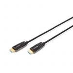 Digitus Cabo de Fibra Óptica HDMI UHD 8K Macho/Macho 20m Black - AK-330126-200-S
