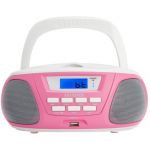 Aiwa Rádio Usb Bluetooth 5w Pink / White -BBTU-300PK