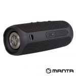 Manta Coluna Bluetooth Portátil 2X5W Usb/sd/aux/fm/bat/mic Black