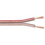 Iberia pc Cable De Altavoz Transparente Cu - 10 M, Diámetro De Cable 2 X 1,5 mm