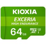 Kioxia 64GB MicroSD Exceria high endurance C10 UHS-I U1 Classe 10 + Adaptador SD
