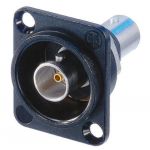 Neutrik Adaptador de Painel Bnc 75 Ohm F/f Isolado, Preto NBB75DFIB