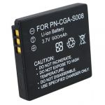 Amsahr Bateria para Panasonic CGA-S008 1300 mAh, 7.4 V