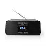 Nedis Radio Despertador Digital Bluetooth Wi-Fi | DAB+ / FM / Internet 42W Black