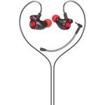 Hp Auriculares Com Fio + Micro DHE-7002 Black / Red