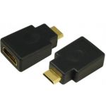 Logilink Adaptador Mini HDMI Macho > HDMI Fêmea Gold - AH000