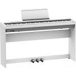 Roland Piano FP30X + Móvel + Pedais Branco