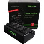 Patona Carregador Premium 4 Baterias para NP-F550/F750/F960/F970
