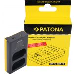 Patona Carregador Dual Lcd usb para Panasonic DMW-BLK22