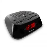 Metronic Rádio Despertador Alarme Duplo 477003 Black