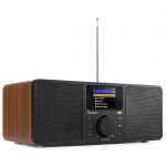 Audizio Rádio Wi-Fi Internet Stereo DAB+ ROMA 50W Dark Wood