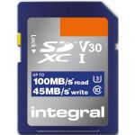 Integral 128GB SDXC V30 100 MB/s U3 Class10 - INSDX128G-100V30