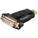 Goobay Adaptador HDMI (TM) Macho (Tipo A) > DVI-D Fêmea Dual-Link (24 + 1 Pinos) Banhado a Ouro - WE-68930