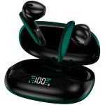 Cool Auriculares Bluetooth Pod Duplo TWS Lcd Sombra Green