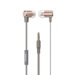 Dudao Fones In-ear Headset Remote Control And Microphone 3.5 mm Mini Jack Gold (X13s)