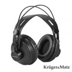 Kruger&matz Auscultadores Stereo com Fios KM0885 Noise-Cancelling Black