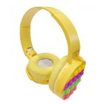 Auscultadores Bluetooth Music P361 Pop It Amarelo