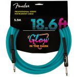 Fender Professional Glow in the Dark Cable Blue 10ft