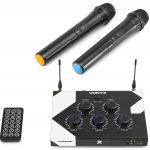 Vonyx Pack Controlador Pro Karaoke c/ 2 Microfones UHF AV510