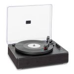 Gira-Discos Auna Gira-discos Bluetooth TT-Classic Plus Com Função de gravação 33/45/78 rpm Black