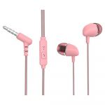 TM Electron Auriculares Com Fio + Micro Pink