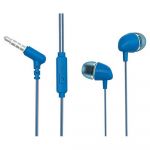 TM Electron Auriculares Com Fio + Micro Blue