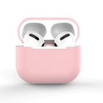 Lmobile Case for AirPods Pro Silicone Soft Cover for Headphones Pink (case C)