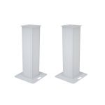Eurolite 2x Stage Stand 150cm Incl. Cover And Bag, White