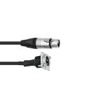 Psso Patch Cable Xlr(f)/xlr(m) S 1m Black