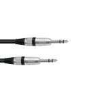 Omnitronic Jack Cable 6.3 Stereo 0,5m Black Road