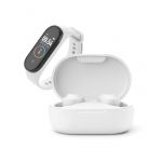 Ledwood Pack Kepler Auriculares Bluetooth TWS White + Smartband White