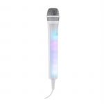 Auna Kara Dazzl Microfone Karaoke LED Efeitos de Luz White