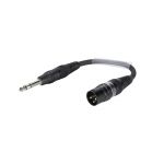 Sommer Cable Adaptercable Xlr(m)/jack Stereo 0.15m Black