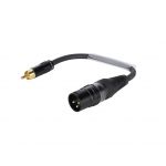 Sommer Cable Adaptercable Xlr(m)/rca(m) 0.15m Black