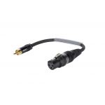 Sommer Cable Adaptercable Xlr(f)/rca(m) 0.15m Black
