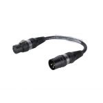 Sommer Cable Adaptercable 3pin XLR(M)/5pin Xlr(f) Black