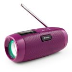 Auna Rádio Portátil DAB Blaster DAB Coluna Bluetooth DAB/DAB+/FM Bateria LCD Purple