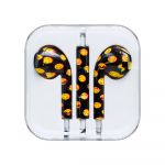 Auriculares com Microfone 35 mm Mini Jack do iphone ipad ipod Emoticons Pretos