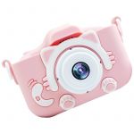 Câmera Infantil Cat Camera com Cartâo 32GB Pink