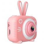 Câmera Digital Infantil K3 Desenho Coelho Pink