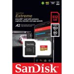 SanDisk 512GB MicroSDXC Extreme A2 U3 V30 160MB/s - SDSQXA1-512G-GN6MA