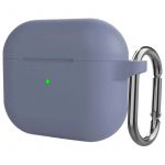 Capa de Silicone com Mosquetão para Apple AirPods 3ª Gen Blue Escuro