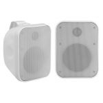Pronomic Pair of OLS-5 Wh White Outdoor Speakers 2x 80 Watts , Par de Pronómico OLS-5 Wh White Outdoor Speakers 2x 80 Watts