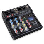 Pronomic B-403 Mini Mixer com Bluetooth e Gravação Usb