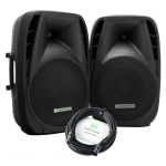 Pronomic PH15A Active Speakers MP3/Bluetooth 200/350 Watt Pair