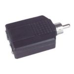 Electro DH Rca para Adaptador de Tomada Dupla Mono de 6,35 mm 13,660