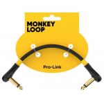 Monkey Loop Pro Link Pedal Guitar Patch Cabo 15 cm Jack Acodado Para Jack Acodado