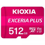 Kioxia 512GB MicroSDH Exceria Plus Class 10 UHS-1 U3 - LMPL1M512G