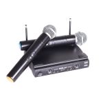 Masteraudio Vhf Wireless System Dual Channel Receiver High Quality Receiving Signal